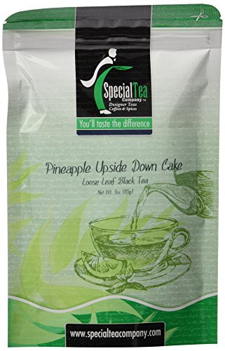 Special Tea Pineapple Upside Down Cake Tea Loose Leaf Black Tea, 3 Ounce