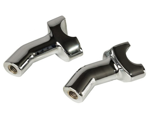 360 Twin 2.5" Pullback Handlebar Risers for Harley Davidson Motorcycles