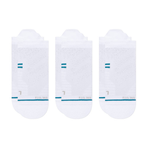 Stance Athletic Tab 3 Pack Socks (Small, White)