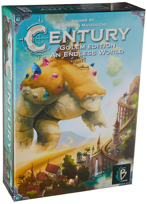 Century Golem Edition an Endless World | Strategy Board Game | Exploration Game | Family Board Game for Adults and Kids | Ages 8+ | 2 to 4 Players | Avg. Playtime 30-45 Minutes | Made by Plan B Games