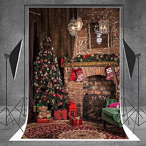 Kate 5x7ft Brick Christmas Backdrop for Photo Studio Prop Red Brick Fireplace Photography Background Christmas Tree Backdrops(with Pocket) Kate 5x7ft Brick Christmas Backdrop for Photo Studio Prop Red Brick Fireplace Photography Background Christmas Tree Backdrops(with Pocket)