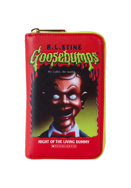 Loungefly Goosebumps Slappy Book Cover Zip-Around Wallet