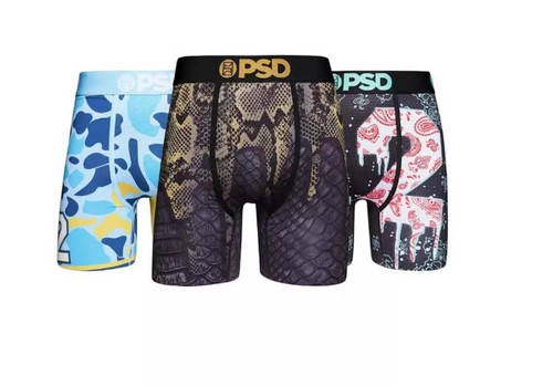 PSD Men's Ja Morant Se 3-Pack Boxer Briefs, Multi, XL