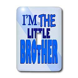 3dRose lsp_13830_1 Im the Little Brother Blue Single Toggle Switch