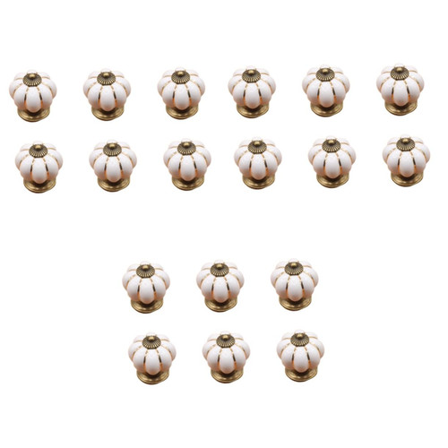 BESTOYARD 18 pcs Ceramic Pull Handle Drawer knobs Dresser Decor knobs for Dresser Drawers Cabinet knob Door knobs Drawer Handles Dresser pulls Drawer pulls Vanity Decor Rural Cupboard