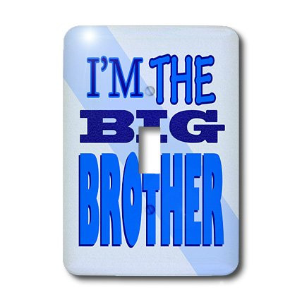 3dRose lsp_13829_1 Im The Big Brother Blue Single Toggle Switch