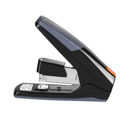 staplers Office Effortless Desktop Stapler, 70 Sheet Capacity One Finger Touch Stapling Easy to Load Ergonomic Heavy Duty Stapler (Black) Stapler Decorative (Size : 1000 Staples+Staple Remover)