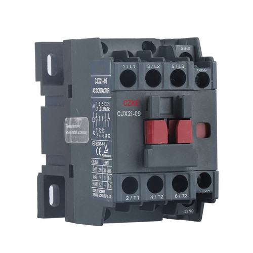 KLVN CJX2s CJX2i AC Contactor 3P 1NC+1NO AC 220V 50/60Hz ?Electric Din Rail Mounted 3 Phase Household Contactor (Color : CJX2i, Size : CJX2s 220V 25A)