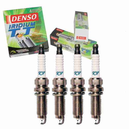 4 pc DENSO Iridium TT Spark Plugs compatible with Nissan Altima 2.5L L4 2013-2016