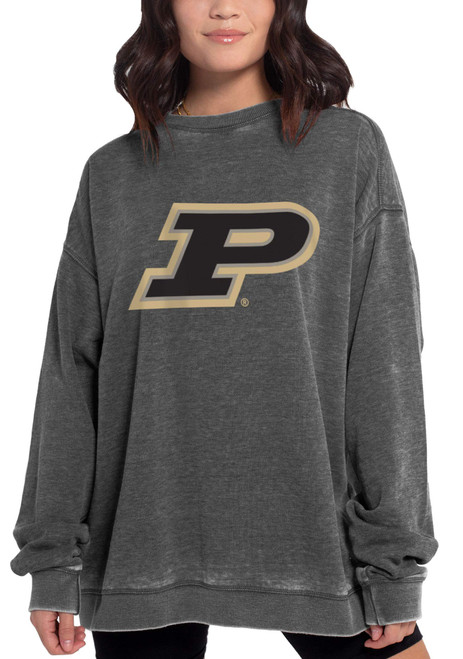 chicka-d NCAA Purdue Boilermakers Womens Campus Pullover, Charcoal, Medium (449_TC_PL) chicka-d NCAA Purdue Boilermakers Womens Campus Pullover, Charcoal, Medium (449_TC_PL)