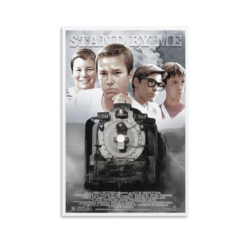 Movie Poster Stand by Me Movie Poster Wall Art Decor Home Decor Modern Canvas Print Poster Canvas Wall Art Prints for Wall Decor Room Decor Bedroom Decor Gifts 12x18inch(30x45cm) Unframe-style