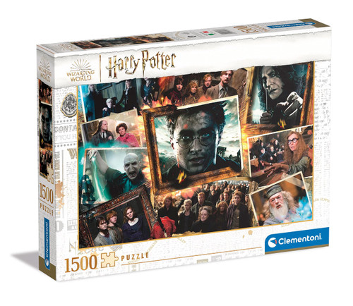 Clementoni - Harry Potter Potter-1500 Adult Pieces, Famous Movie Puzzles, Made in Italy, Multicoloured, 31697 Clementoni - Harry Potter Potter-1500 Adult Pieces, Famous Movie Puzzles, Made in Italy, Multicoloured, 31697