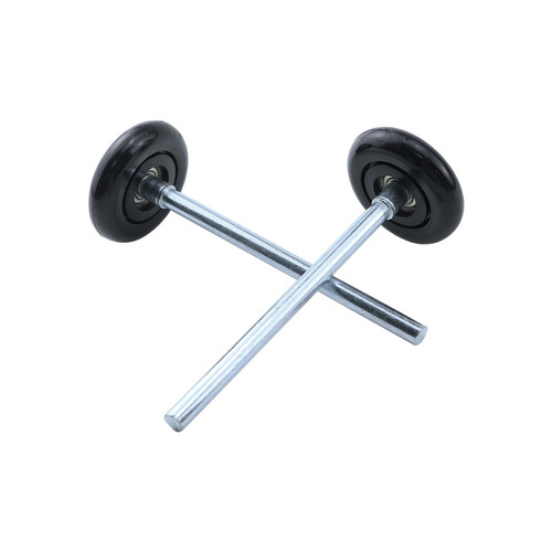 Pufguy 10pcs Garage Door Rollers,Garage Door Wheels,Black Garage Door Replacement Rollers,Nylon Garage Door Rollers for DIY Garage Door Project