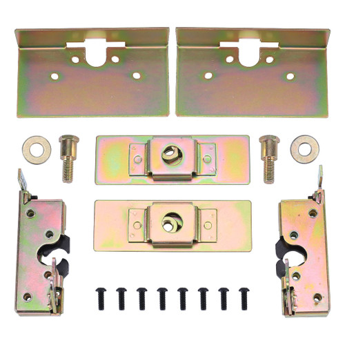 BATONECO Bear Claw Door Latch Kit, Large Locking Bear Jaw Latch Set, Universal Standard Bear Claw Car Door Latch