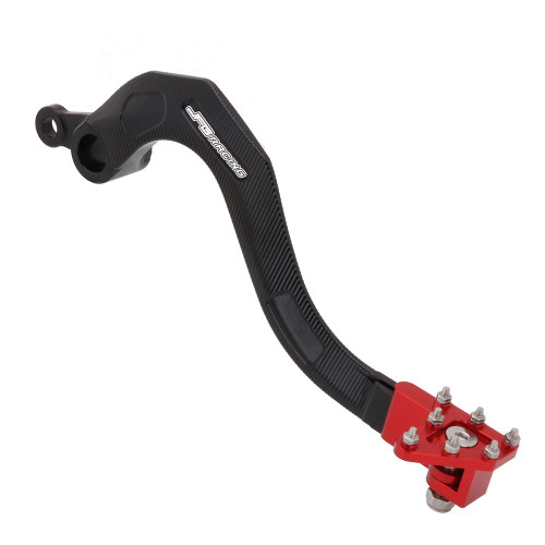 AnXin Motorcycle Rear Brake Pedal Foot Lever for KX250F 2006-2022 KX250 2019-2022 - Red