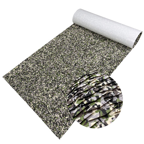 Boat Flooring EVA Foam Boat Decking Sheet Self Adhesive Marine Mat Camo Soft Traction Pad for Fishing Boat Kayak Cooler RV Flooring Surfboard Deck Grip Mat