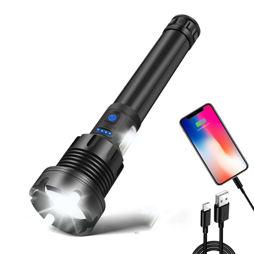 BESTSUN 26000 High Lumens LED Flashlight,Super Bright XHP90 LED Flashlights,Rechargeable Brightest Handheld Led Flash Lights,Powerful Waterproof Zoomable Lamp with 7 Modes for Emergency,Camping BESTSUN 26000 High Lumens LED Flashlight,Super Bright XHP90 LED Flashlights,Rechargeable Brightest Handheld Led Flash Lights,Powerful Waterproof Zoomable Lamp with 7 Modes for Emergency,Camping