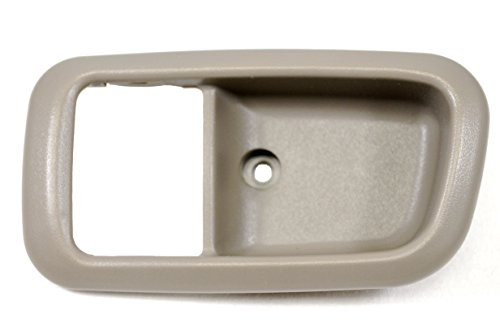 PT Auto Warehouse TO-2950G-2FL - Inside Interior Inner Door Handle Trim/Bezel, Gray (Charcoal) - Regular/Access Cab, Driver Side Front