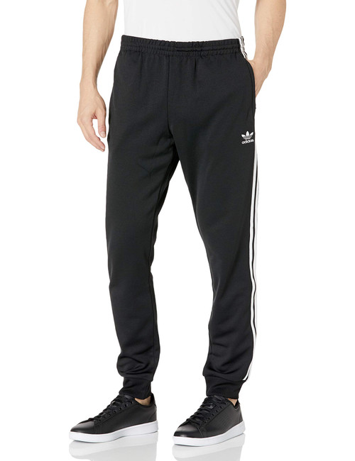adidas Originals mens Adicolor Classics Primeblue SST Track Pants Black/White Medium adidas Originals mens Adicolor Classics Primeblue SST Track Pants Black/White Medium