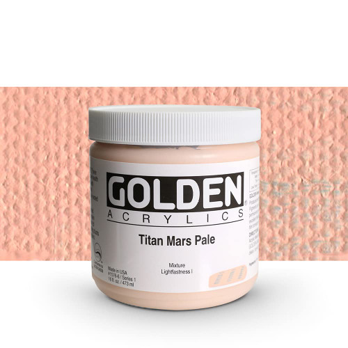 Golden Heavy Body Acrylic - Titan Mars Pale 16oz jar