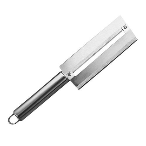 SOGLOW Simple Stainless Steel Durable Practical Kitchen Gadgets Pineapple Peeler Tools Knife, Manual Sugar Cane Home Cutter Vegetable Peelers for Kitchen