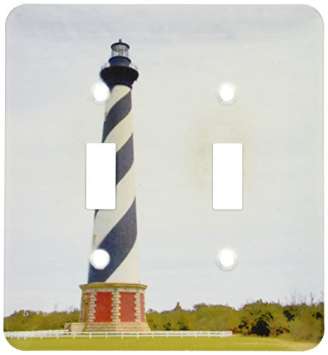 3dRose lsp_93246_2 Cape Hatteras Lighthouse in North Carolina Us34 Dfr0031 David R Frazier Light Switch Cover