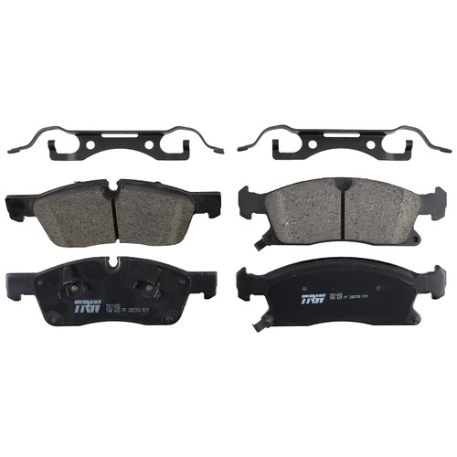 TRW Pro TRC1455 Disc Brake Pad Set For Jeep Grand Cherokee 2011-2016, Front, And Other Applications