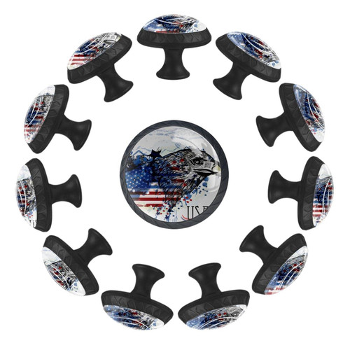 12 PCS Modern Cabinet Knobs, Bathroom Drawer Handles, American Flag Handle Knobs, Dresser Knobs, Drawer Pulls, Door Knobs, Knobs for Dresser Drawers 12 PCS Modern Cabinet Knobs, Bathroom Drawer Handles, American Flag Handle Knobs, Dresser Knobs, Drawer Pulls, Door Knobs, Knobs for Dresser Drawers