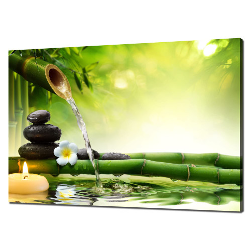 Zen Spa and Bamboo Wall Art Spa Art Wall Decor Zen Stone Picture Canvas Printed Painting Poster Stretched Frame Bathroom Home Living Room Bedroom Yoga Decoration(24x16 inches) Zen Spa and Bamboo Wall Art Spa Art Wall Decor Zen Stone Picture Canvas Printed Painting Poster Stretched Frame Bathroom Home Living Room Bedroom Yoga Decoration(24x16 inches)
