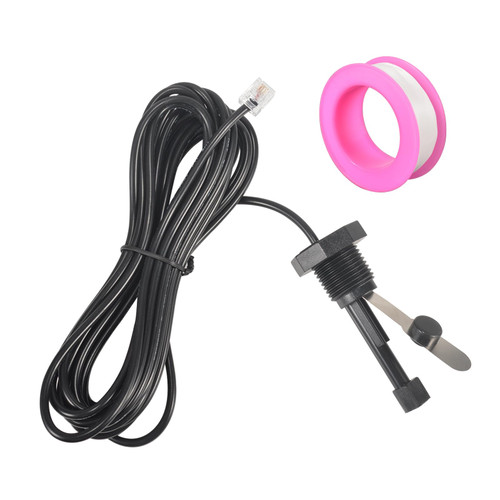 GLX-FLO-RP Flow Switch Assembly, Compatible with Hayward Goldline Aquarite Salt Chlorine Systems, Pool Flow for Hayward Salt Pool Generators, Metal Construction, 15 Foot Cable, 15 Year Warranty.