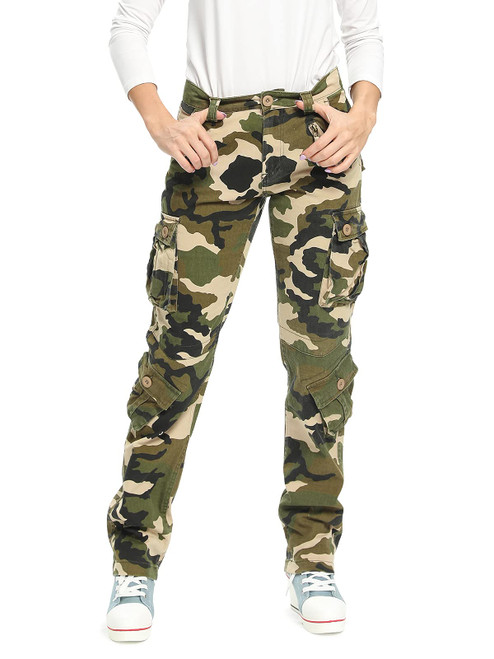 Mesinsefra Cargo Pants for Women, Military Army Camo Combat Trousers,Work Camping Casual Pants with Pocket Camo M - 18 Mesinsefra Cargo Pants for Women, Military Army Camo Combat Trousers,Work Camping Casual Pants with Pocket Camo M - 18