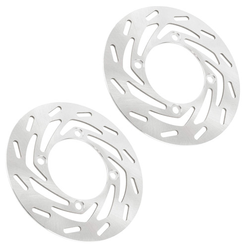 Caltric Front Left and Right Brake Disc Rotor Compatible with Yamaha 1HPF582T0000 1HP-F582T-00-00