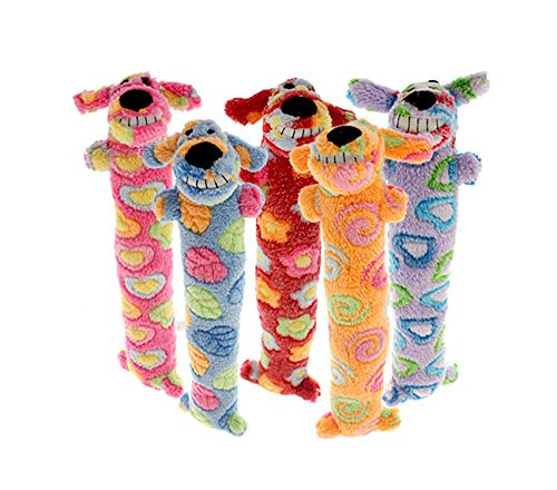 Multipet Nuts for Knots Rope Bone Dog Toy with Squeaker, 8-Inch