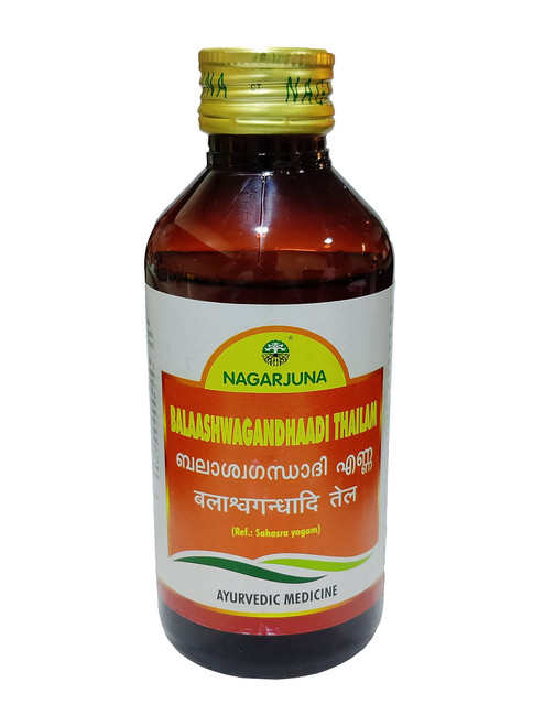 Nagarjuna Kerala Balaashwagandhaadi Thaila 200 ml x Pack of 4 Nagarjuna Kerala Balaashwagandhaadi Thaila 200 ml x Pack of 4