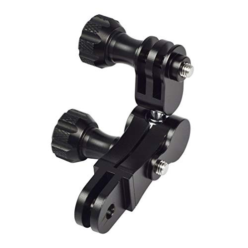 MENGS Aluminum 360 Degree Swivel Rotating Tripod Mount Adapter Arm Connector for Gopro Hero 3/4