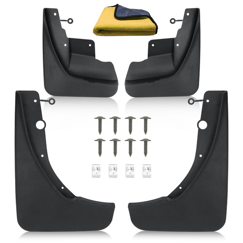 Mud Flaps Compatible with Jeep Grand Cherokee 2011-2022 Mud Guards Splash Guards Tire Protector Mudguard No Drilling Required Mudflaps Accessories