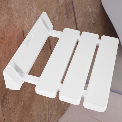 Folding Shower Seat Wall Mounted, Fold Up Shower Chair Non Slip Bathroom Wall Stool, for Bathing Elderly Disabled and Limited Mobility