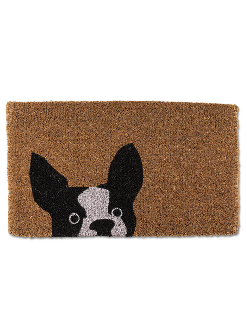 Abbott Collection 35-FWD-AN-1949 Peeking Dog Doormat-18X30 L