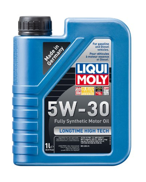 Liqui Moly 2038 Longtime High Tech 5W-30 Synthetic Motor Oil - 1 Liter Bottle Liqui Moly 2038 Longtime High Tech 5W-30 Synthetic Motor Oil - 1 Liter Bottle