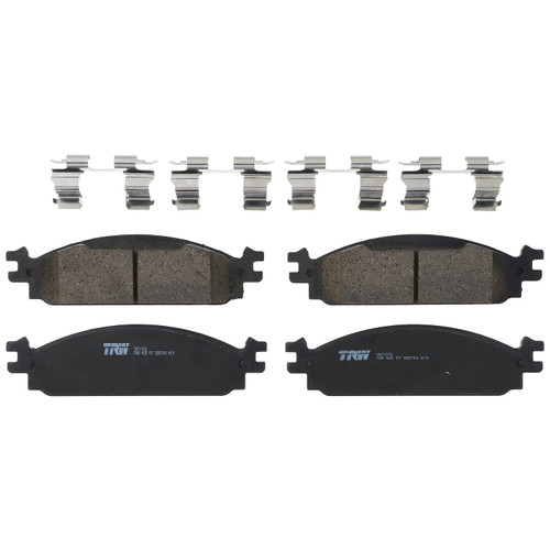 TRW Pro TRC1376 Disc Brake Pad Set For Ford Taurus 2010-2011, Front, And Other Applications