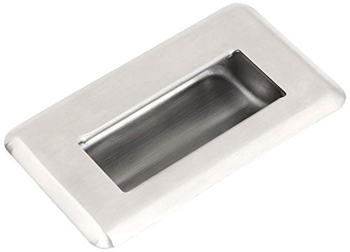 Uxcell Stainless Steel Window Gate Rectangular Flush Pull Handle, 10.8cm Long