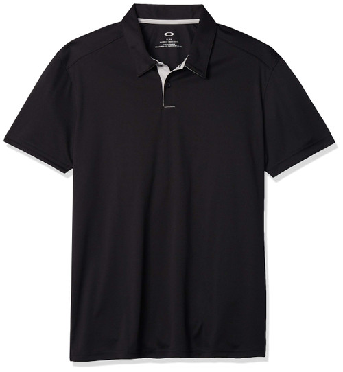 Oakley Men's Standard Divisonal Polo, Blackout, S