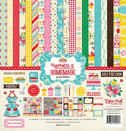 Echo Park - Happiness is Homemade by Lori Whitlock Scrapbooking Collection Kit - Item #: HIH118016TM - Copyright 2016