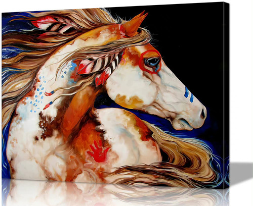 Indian Wall Decor Horse Pictures Wall Decor Horse Wall Art Native American Wall Decor Native American Art Indian Wall Art Framed Native American Posters for Living Room Bedroom Decor (16''Hx24''W) Indian Wall Decor Horse Pictures Wall Decor Horse Wall Art Native American Wall Decor Native American Art Indian Wall Art Framed Native American Posters for Living Room Bedroom Decor (16''Hx24''W)