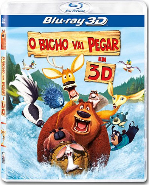Blu-ray 3D O Bicho Vai Pegar [ Open Season ] [ Audio in English + French + Portuguese + Spanish ] [ Region ALL ] [