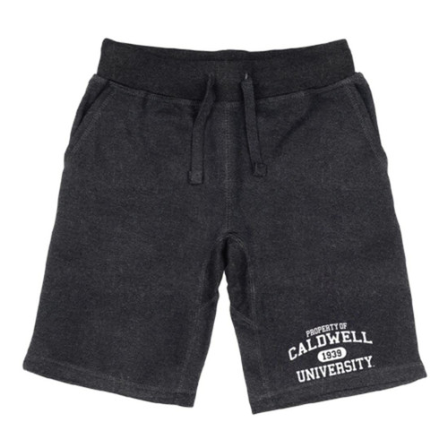 Caldwell University Cougars Property Shorts Fleece Drawstring Heather Charcoal X-Large