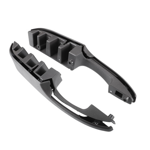 Hihaha Left Right/Interior Door Pull Handles for Chevy Express 1500 2003-2014 / Durable/Plastic / 1 Pair/Gray