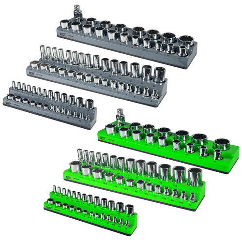 Socket Tool Draw SUNHZ MCKP Magnetic Socket Organizer Set 6 PC, Socket Tool Holder ...