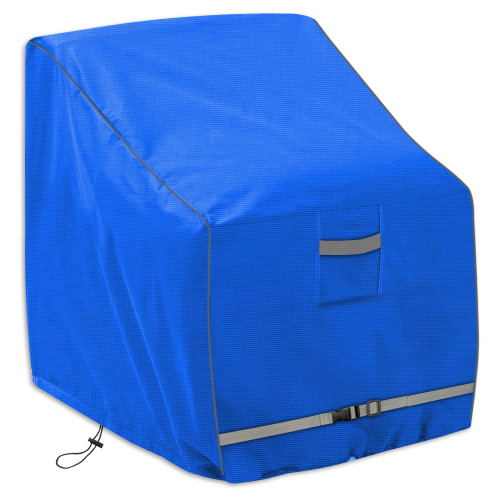 Kintaki Boat Center Console Cover, 600D Waterproof Marine Console Cover, Sun Protection Center Console Cover, All Weather Protection Boat Center Console, 46" L x 40" W x 48" H, Blue