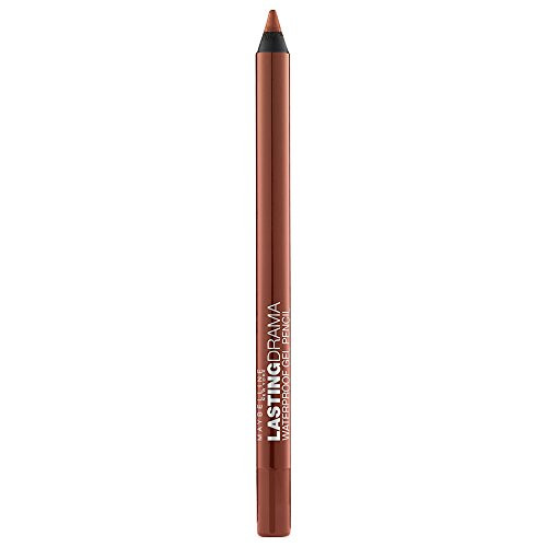 Maybelline New York Eyestudio Lasting Drama Waterproof Gel Pencil, Striking Copper, 0.037 Ounce Maybelline New York Eyestudio Lasting Drama Waterproof Gel Pencil, Striking Copper, 0.037 Ounce